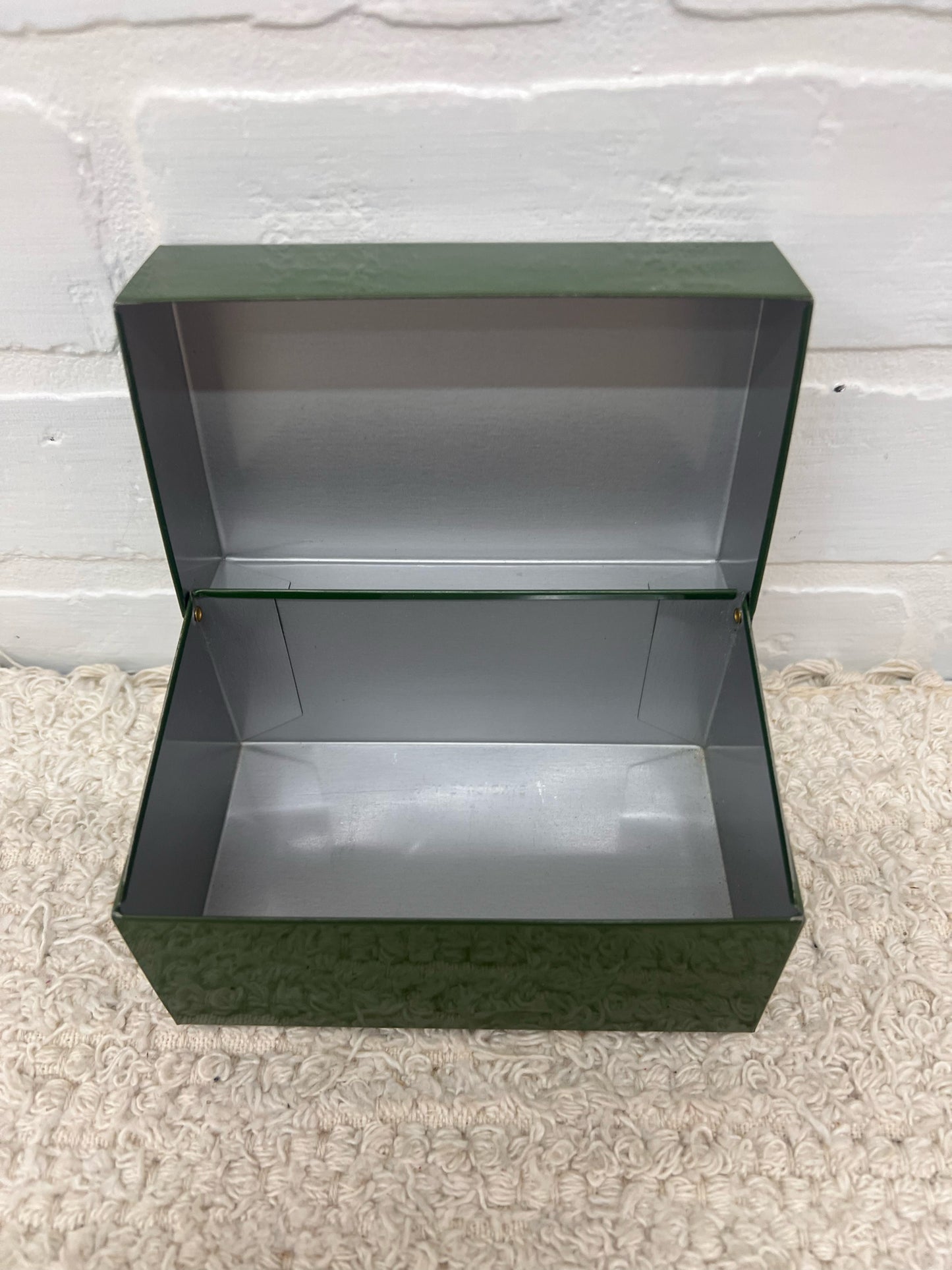 Syndicate Mfg. Co. Recipe Box - Sold Dark Green