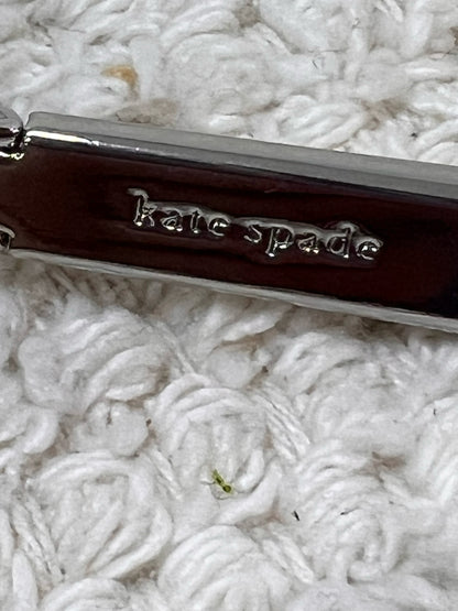Kate Spade Silver Glitter Leather Coin Purse/Wallet