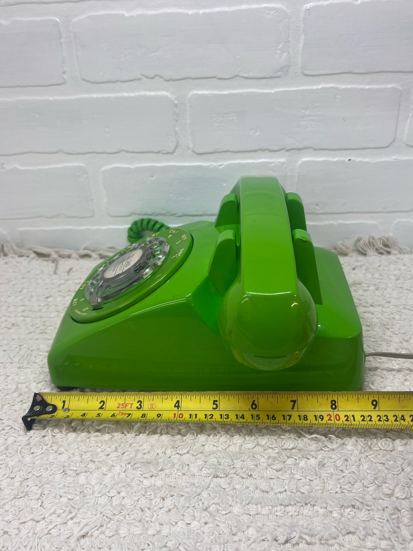 Stromberg-Carlson Lime Green 1970's Dial Corded Telephone
