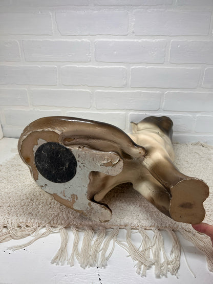 Marwal Ceramics 15/5" Siamese Cat Blue Eyes Mid-Century