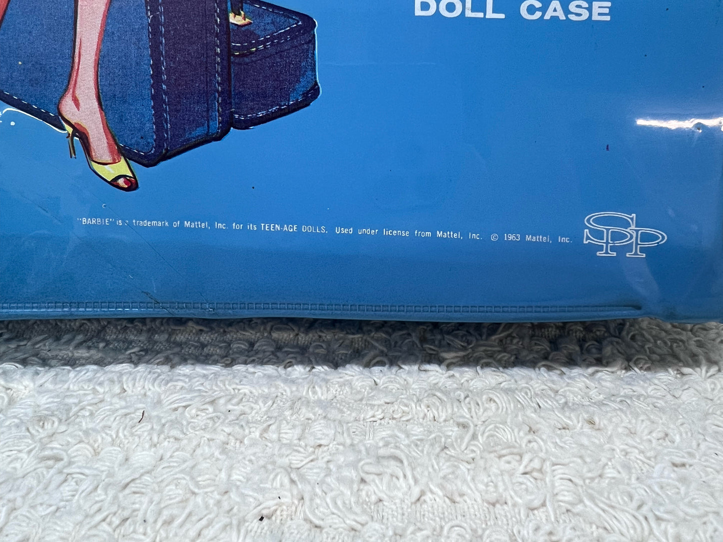 Barbie Doll 1964 Mattell Carrying Case Blue