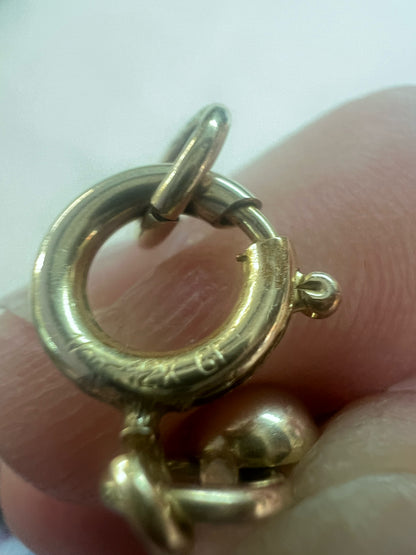 Vintage 1969 Egyptian Revival Scarab Bracelet 12K Gold Filled