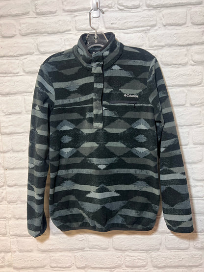Size M Columbia Black & Gray Fleece Pullover