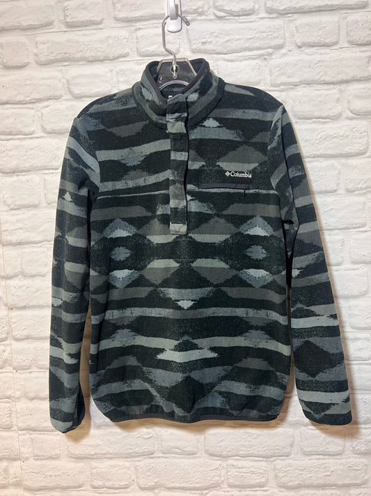 Size M Columbia Black & Gray Fleece Pullover