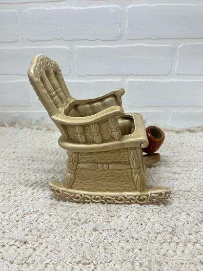 Lefton chair and pipe planter
