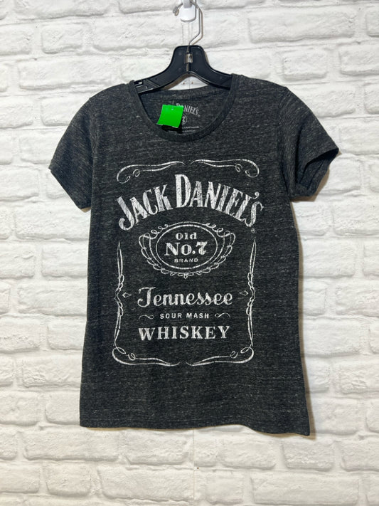 Size L Jack Daniels fitted gray tee