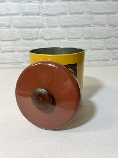 Ransburg brand 1970's Bisquick advertising canister