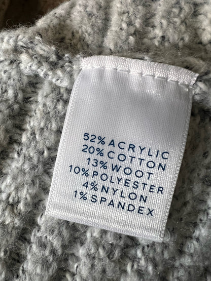 Size L Peyton Jensen Gray Long Cardigan