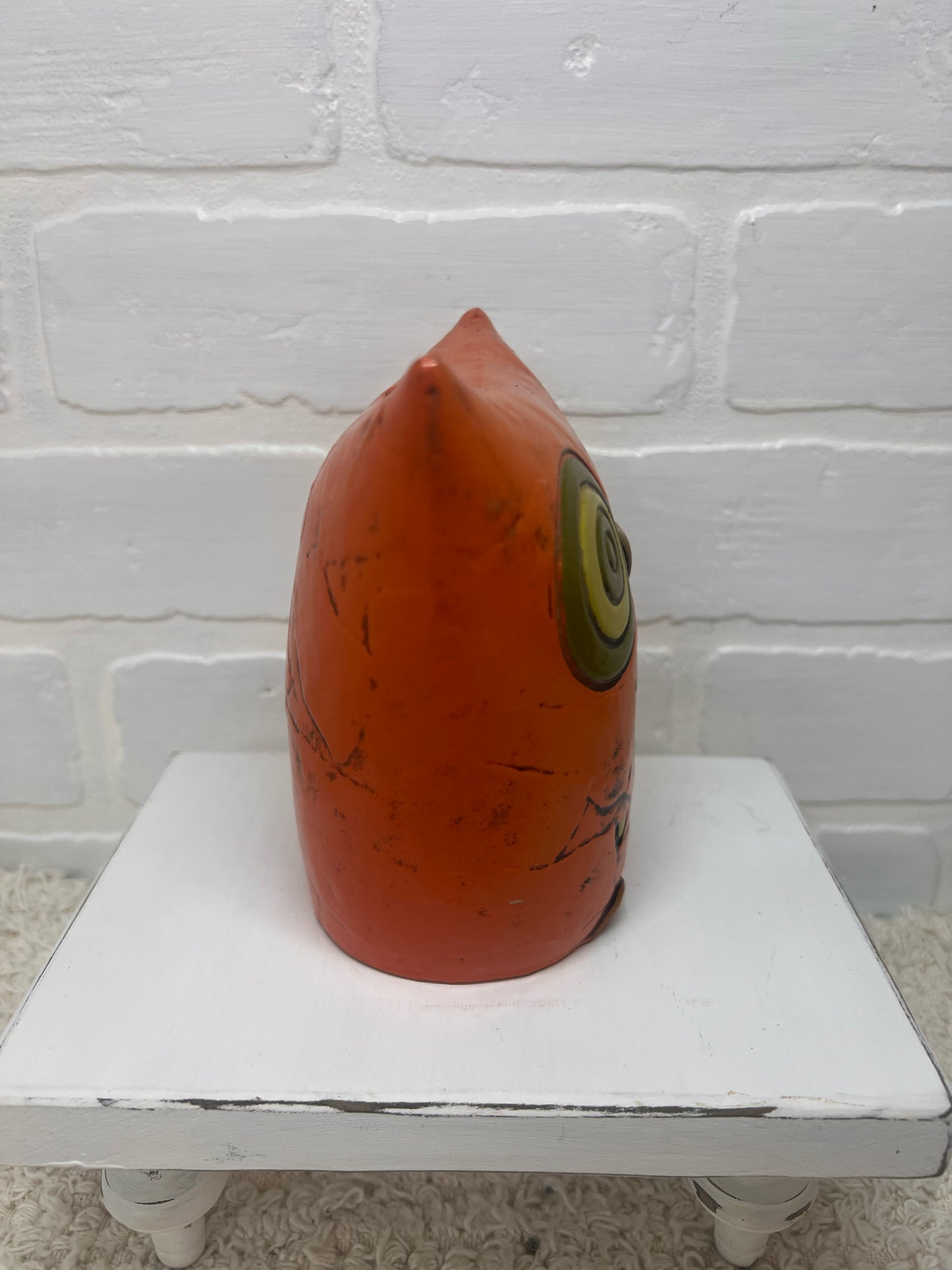 Fitz & Floyd MCM Orange Owl Bank