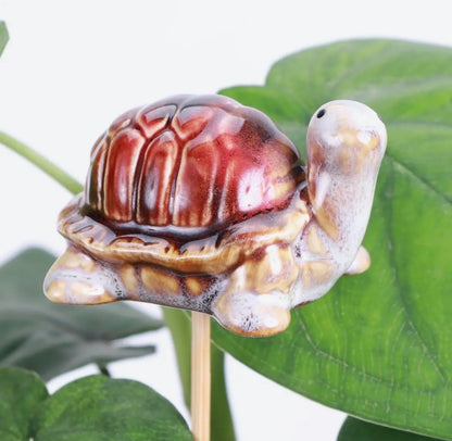 Garden Friends Pottery Plant Pick - Assorted Animals
