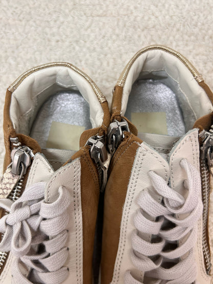 Shoe Size 6.5 Dolce Hightop Snakeskin Detail Sneakers