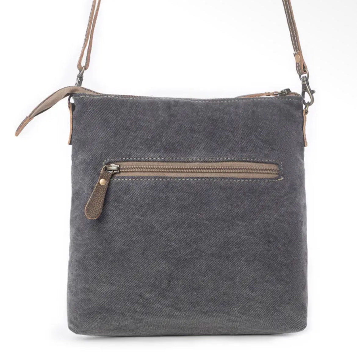 Myra Bag Coffee Canvas Small Crossbody Bag