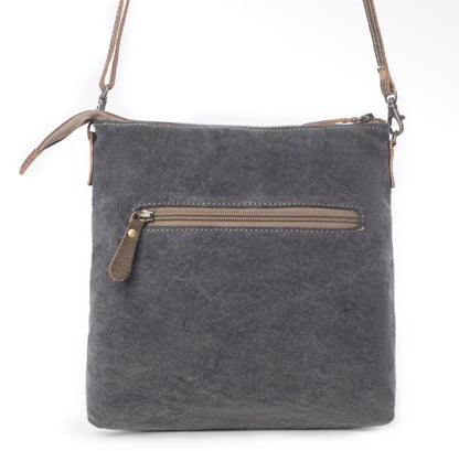 Myra Bag Coffee Canvas Small Crossbody Bag
