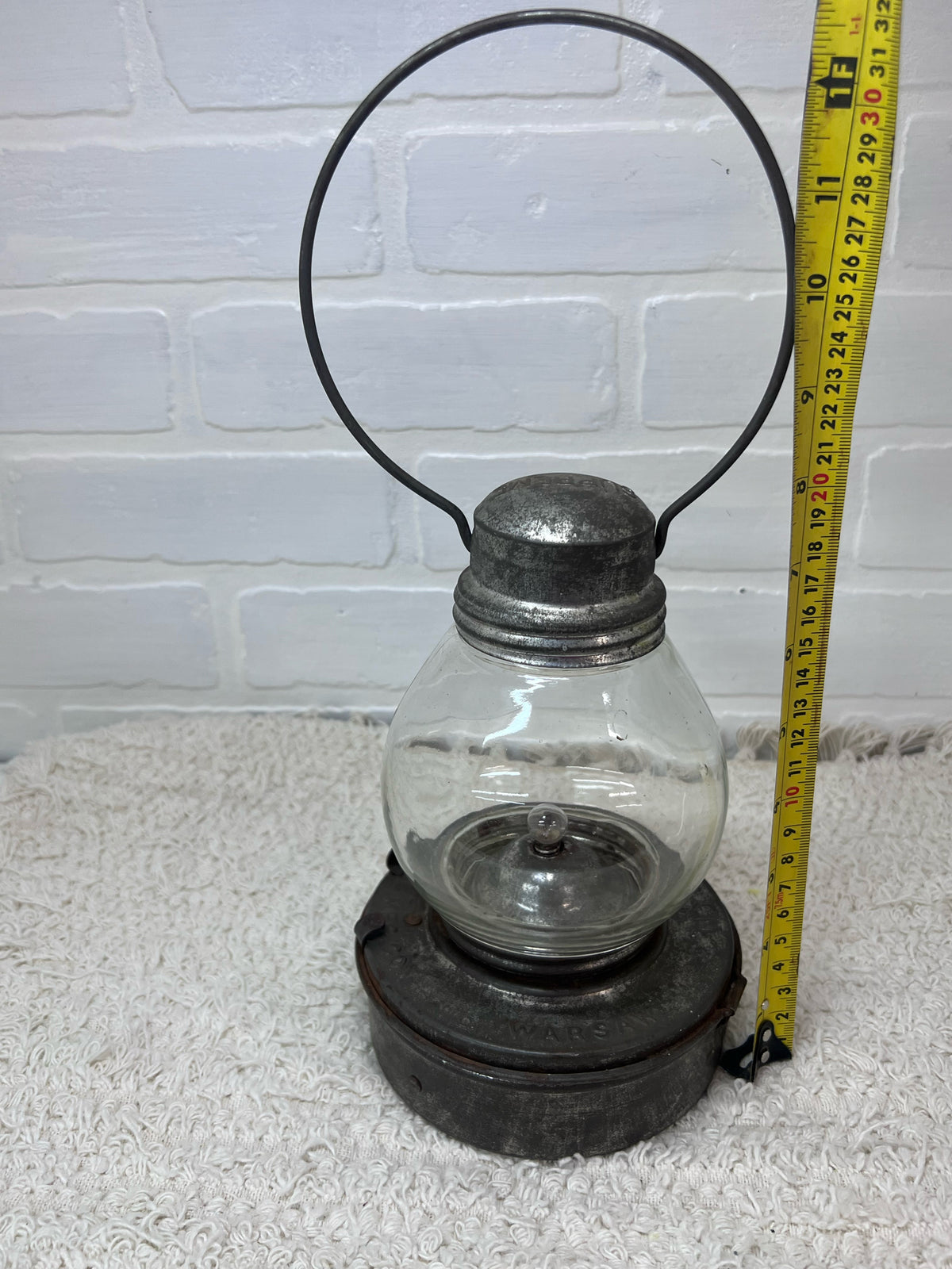 Antique Embury Supreme Battery Lantern Circa 1920s/1930s Warsaw, NY