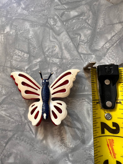 Vintage Enameled Butterfly Pin