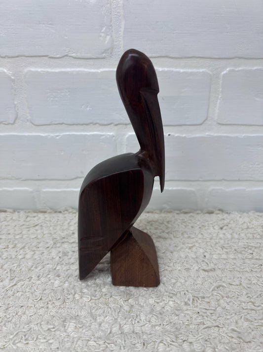 Hand Carved wood pelican