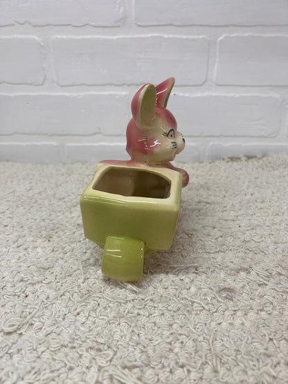 Shawnee Planter - Bunny with Flower Cart