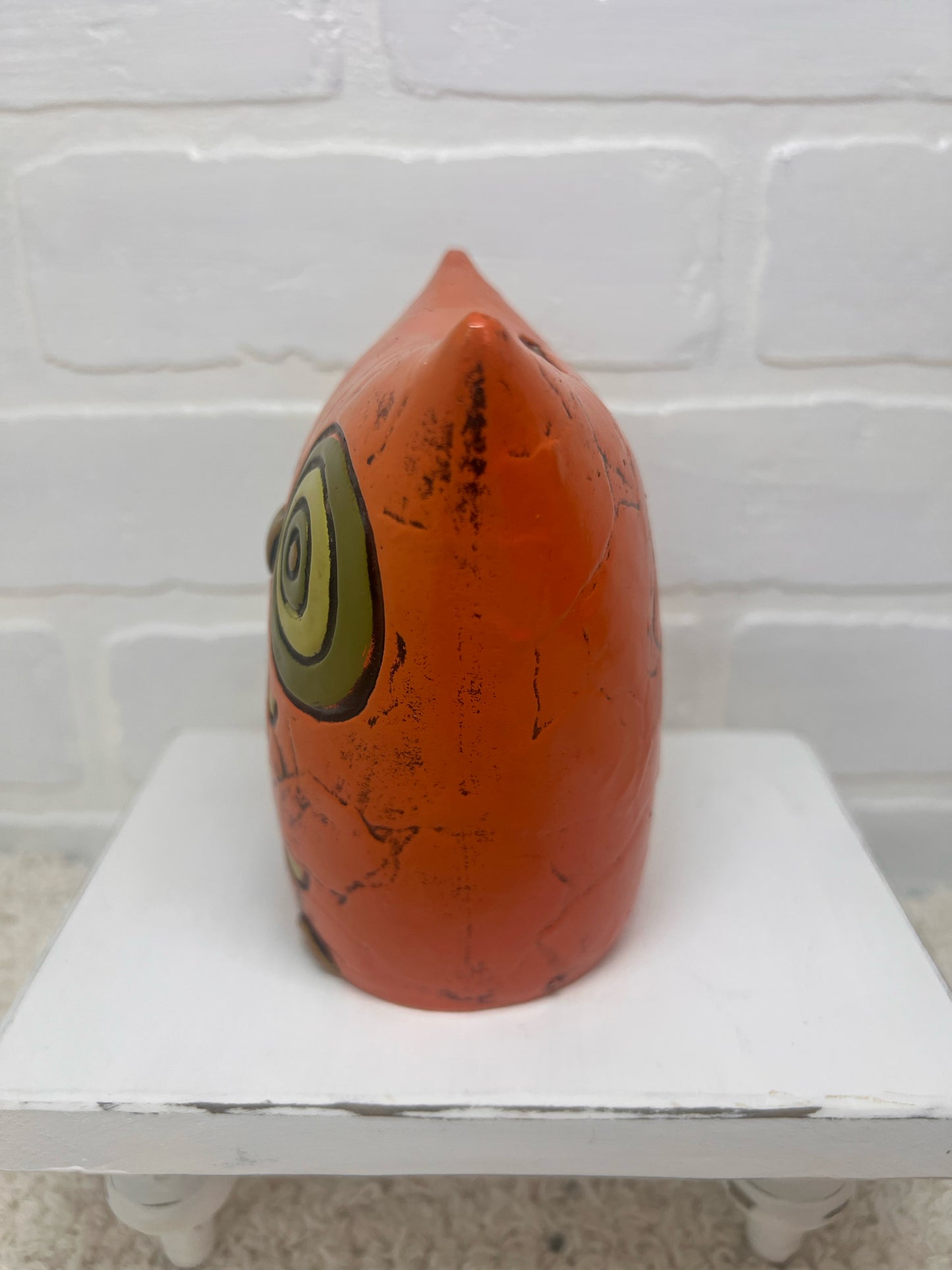 Fitz & Floyd MCM Orange Owl Bank