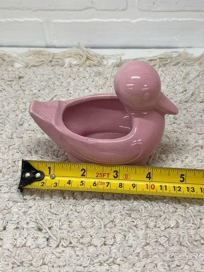Red Wing Pottery Planter- Small Pink Duck