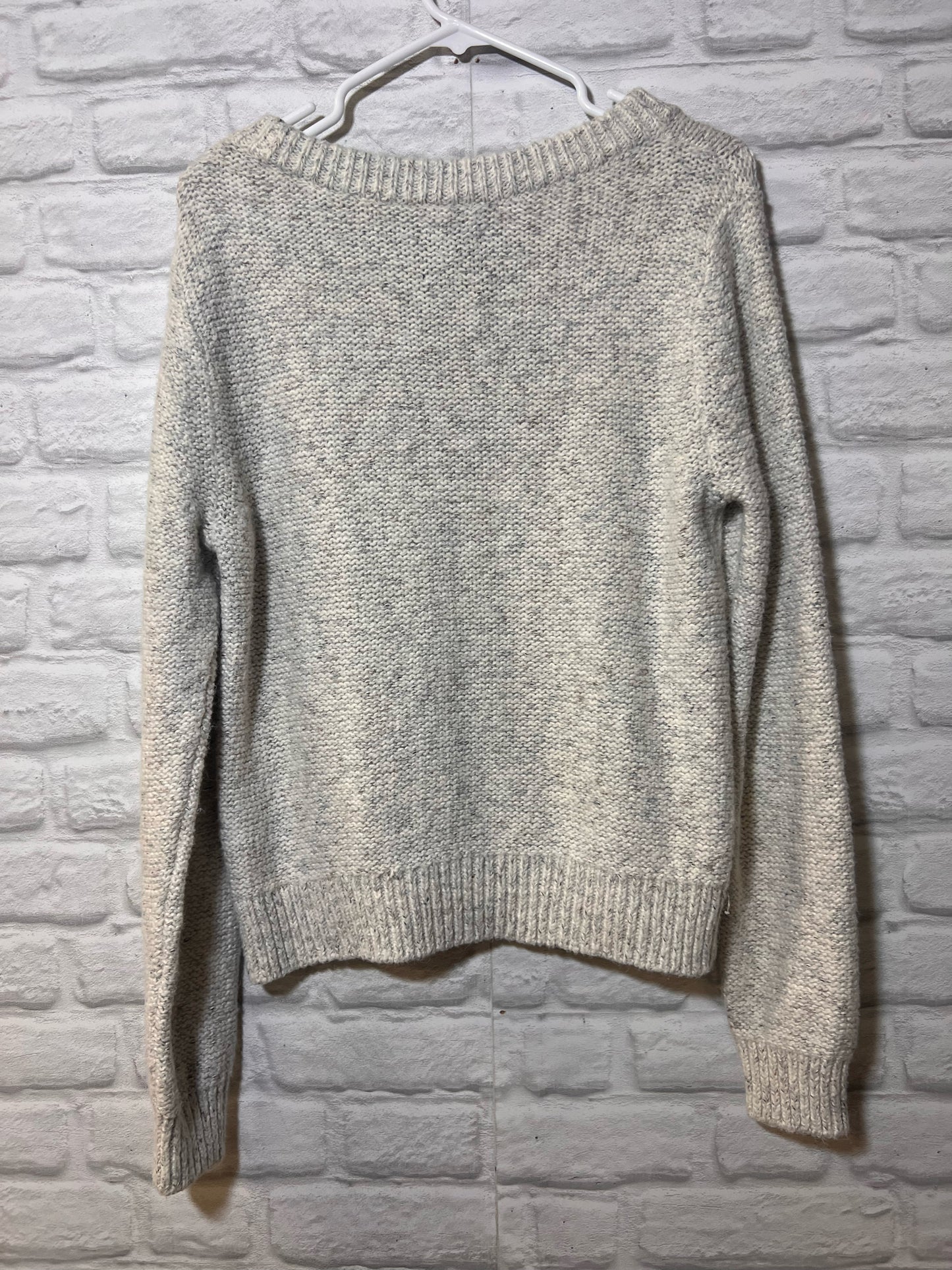 Size M Abercrombie & Fitch Oatmeal Fringe Sweater