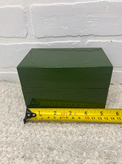 Syndicate Mfg. Co. Recipe Box - Sold Dark Green