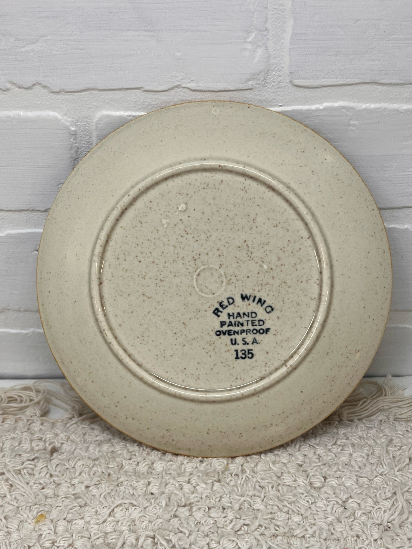 Red Wing Pottery Kashmir Pattern Salad Plate