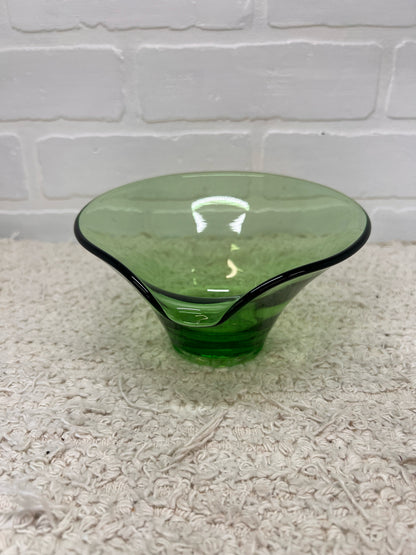 Viking Glass Green Bon Bon Bowl