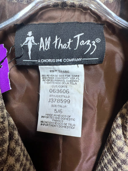 All that Jazz Circa 1990's Checked 2-Piece Skirt Suit Set