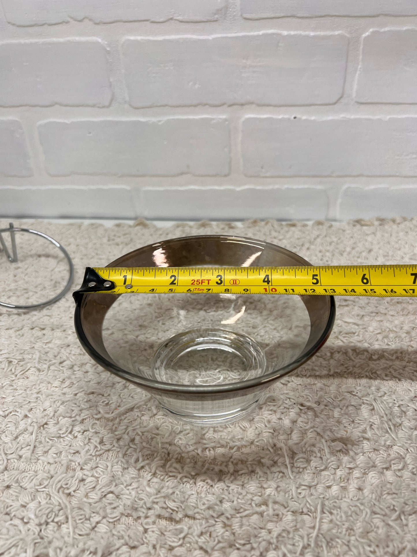 MCM Lustreware Chip & Dip Bowl Set