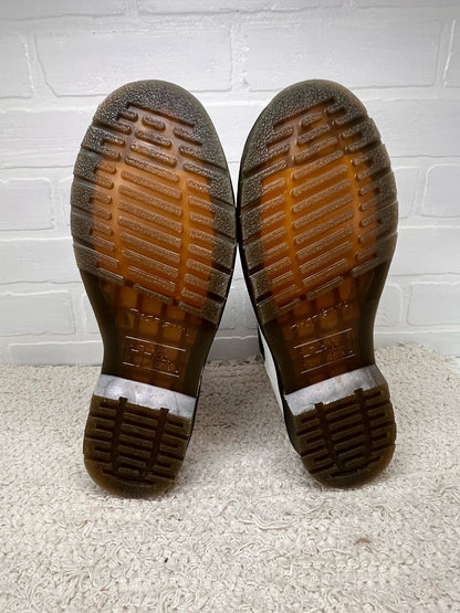 Shoe Size 11 Doc Martins White Chelsea Style Pull On Boot