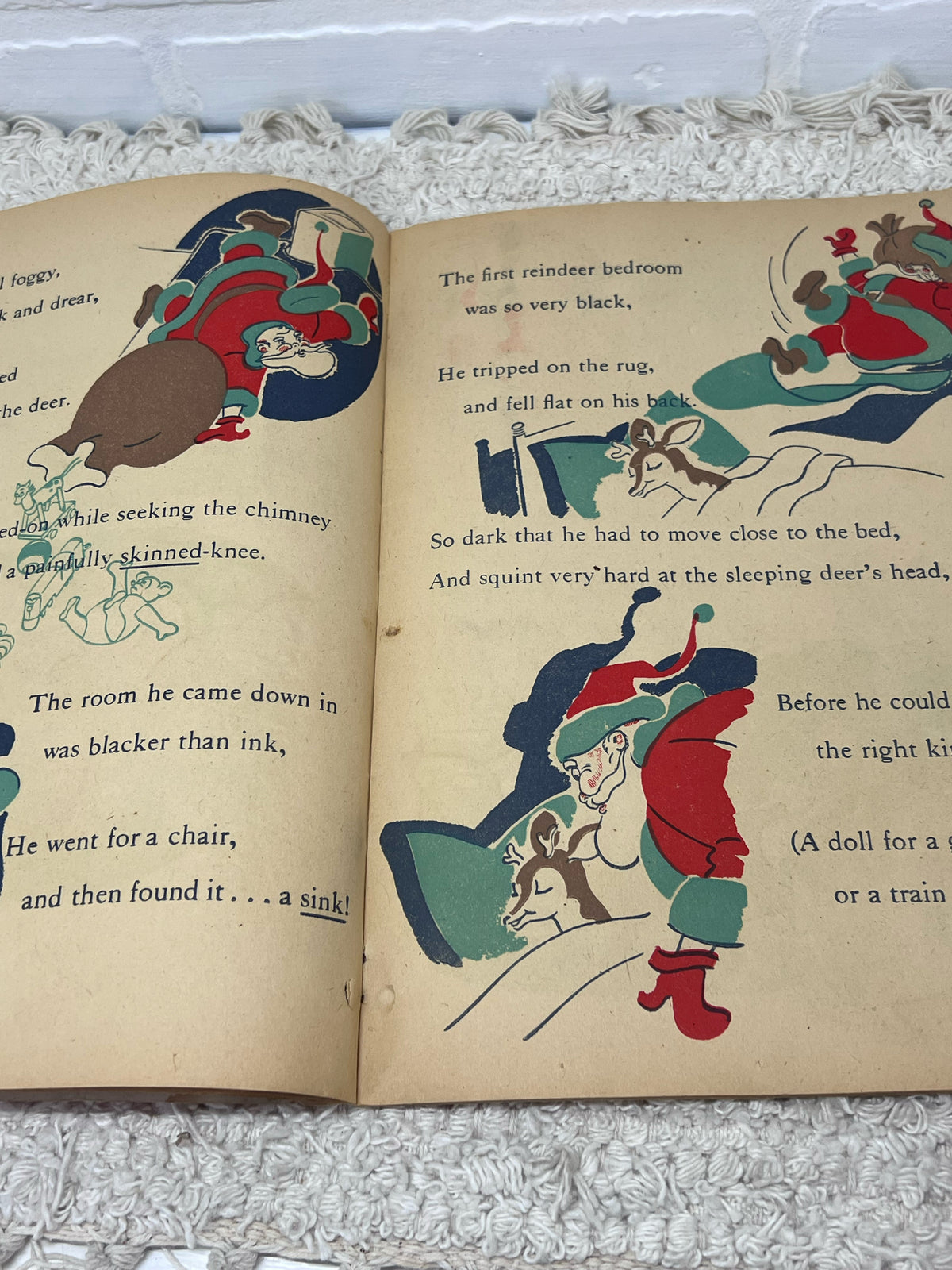 Montgomery Ward 1939 Rudoph The Red-Nosed Reindeer Christmas Book