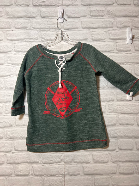 Size S NHL MN Wild Hockey Casual Top