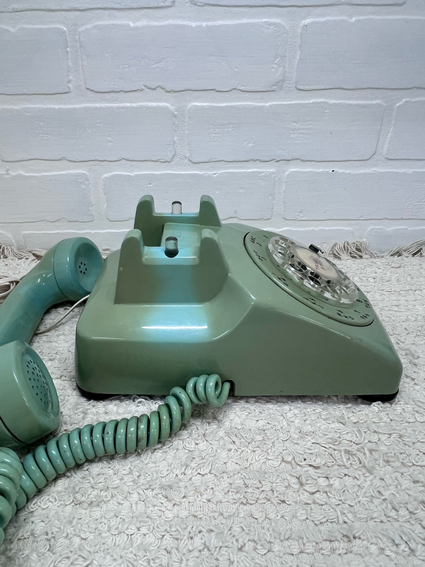 Kellogg Mint Green Rotary Telephone 1960's