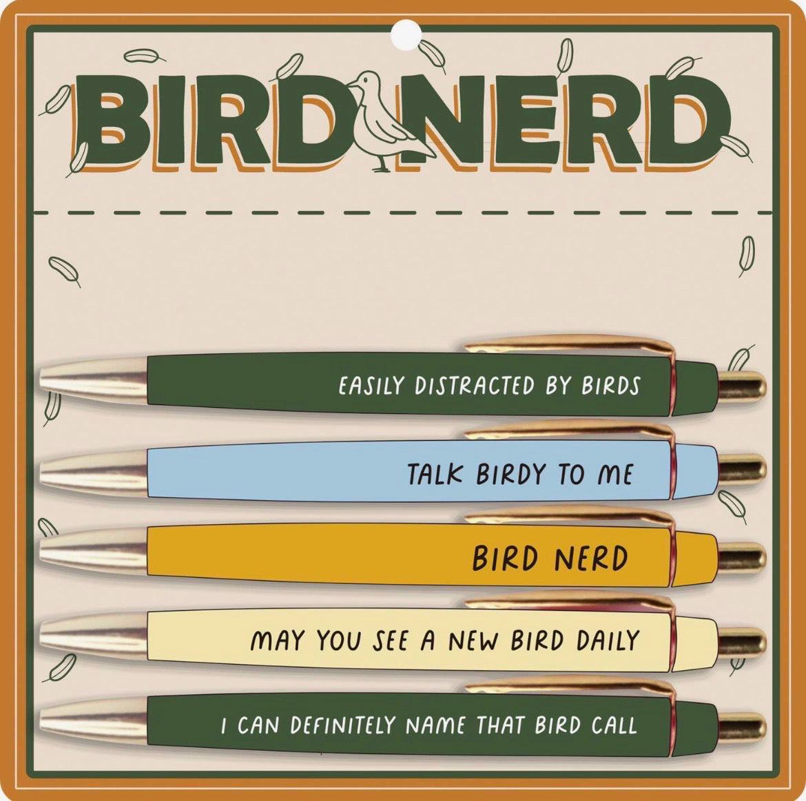 Fun Club Pen Set – Set of 5 Funny Ballpoint Pens - Multiple Styles to Choose From!
