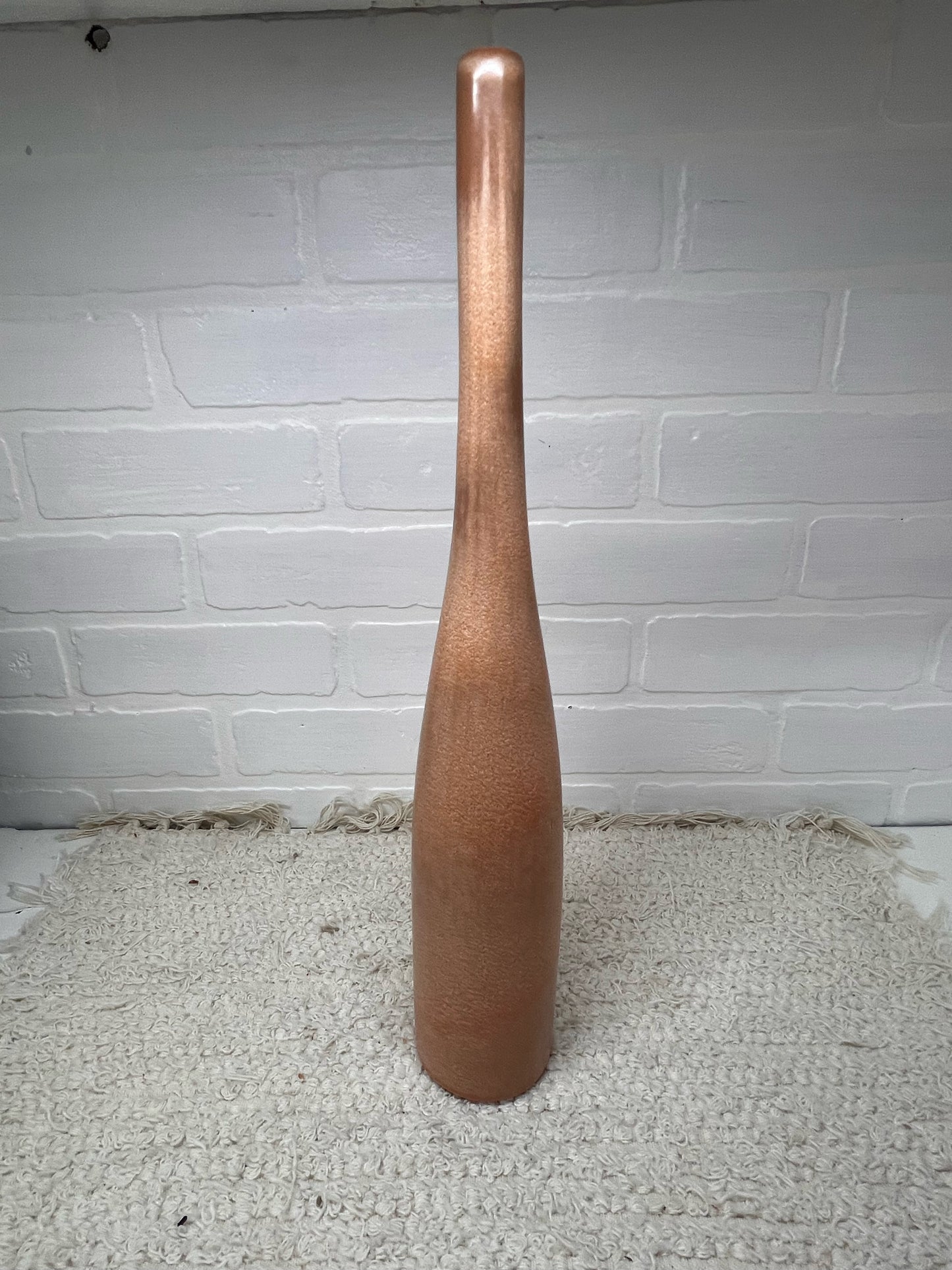 Frankoma MCM Wine Bottle Vase 17" Tall