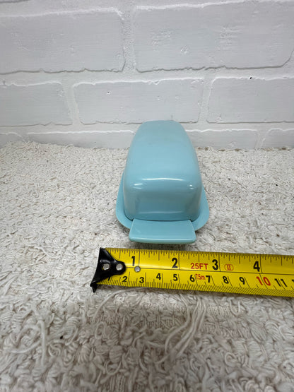 Light Blue vintage melmac butter dish