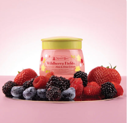 The Naked Bee Wildberry Fields Also & Shea CLoud Cream 4.3 oz