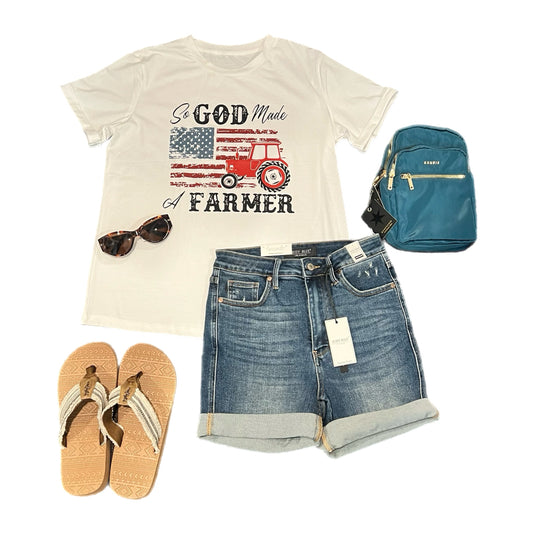 God Made a Farmer Tee