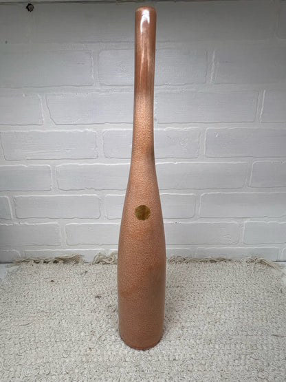 Frankoma MCM Wine Bottle Vase 17" Tall