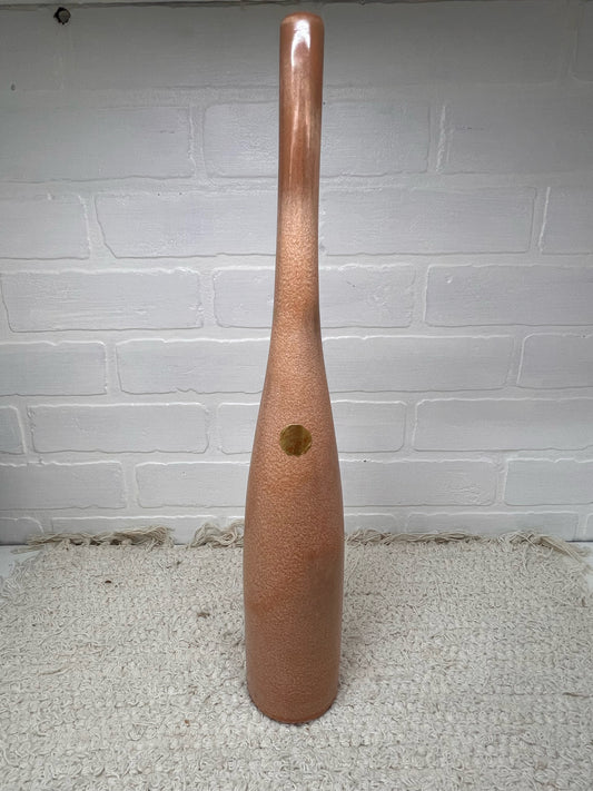 Frankoma MCM Wine Bottle Vase 17" Tall