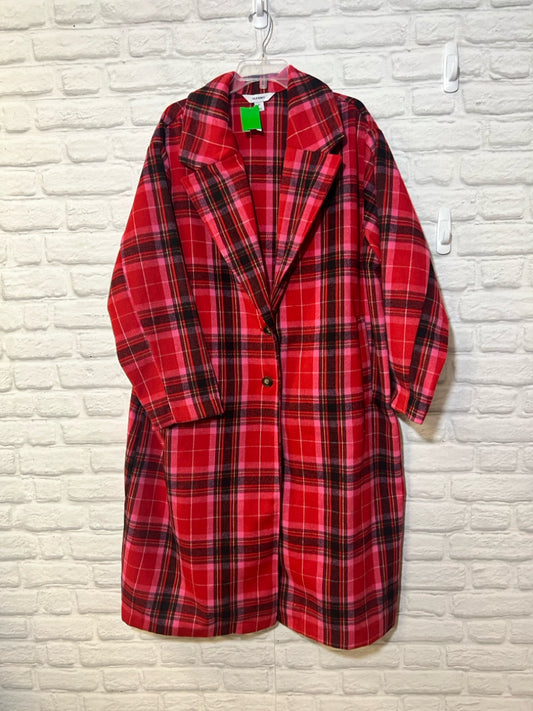 Size 3X Old Navy plaid flannel overcoat