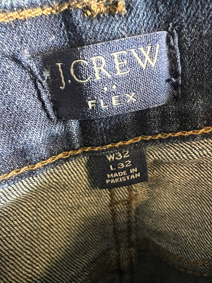 J. Crew Size 32 Waist Straight Leg Flex Denim