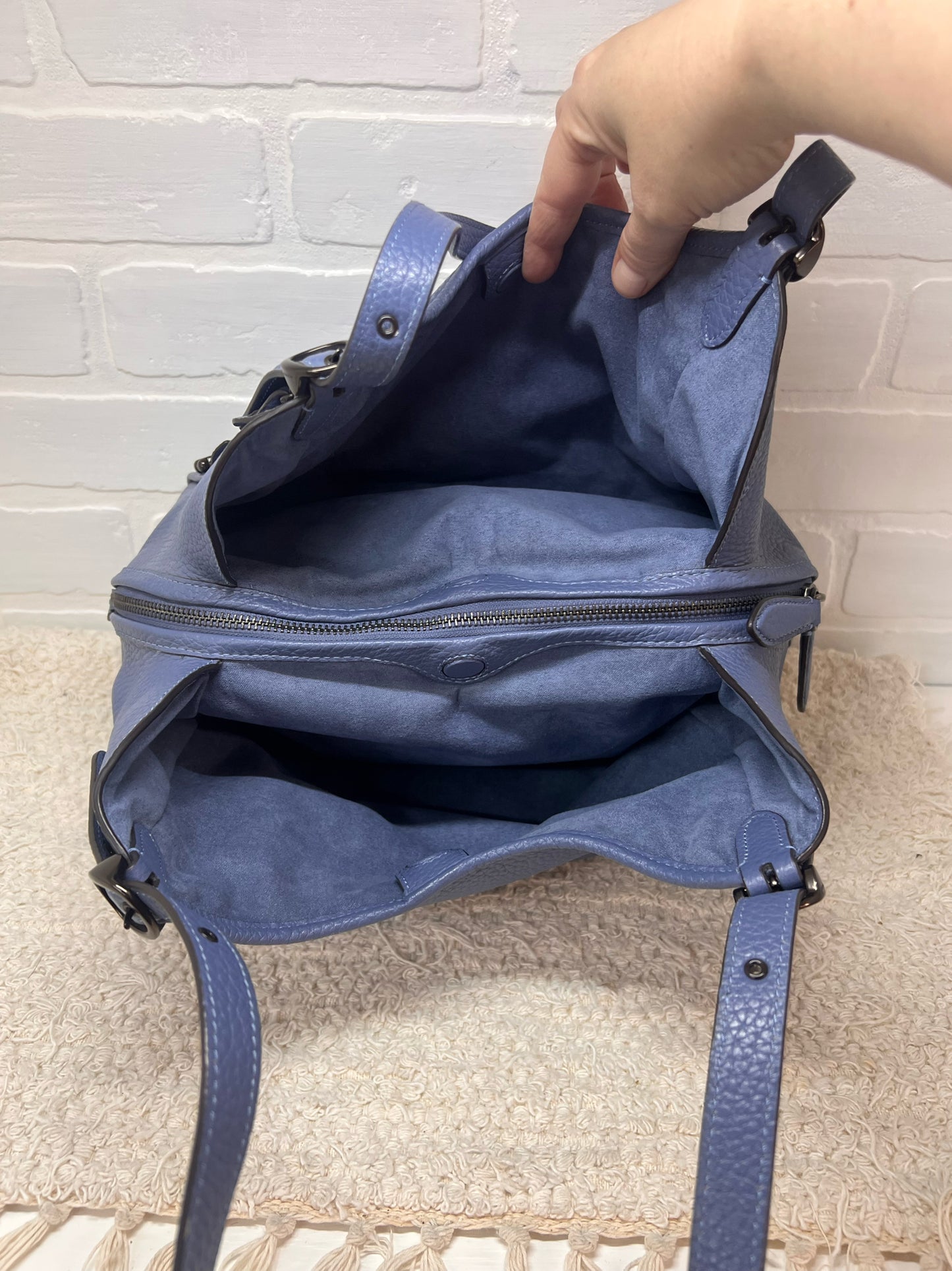 Coach Leather 'Lori' Divided Shoulder Bag