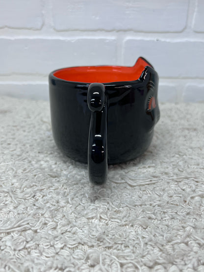 Beistle Halloween Black Cat Mug