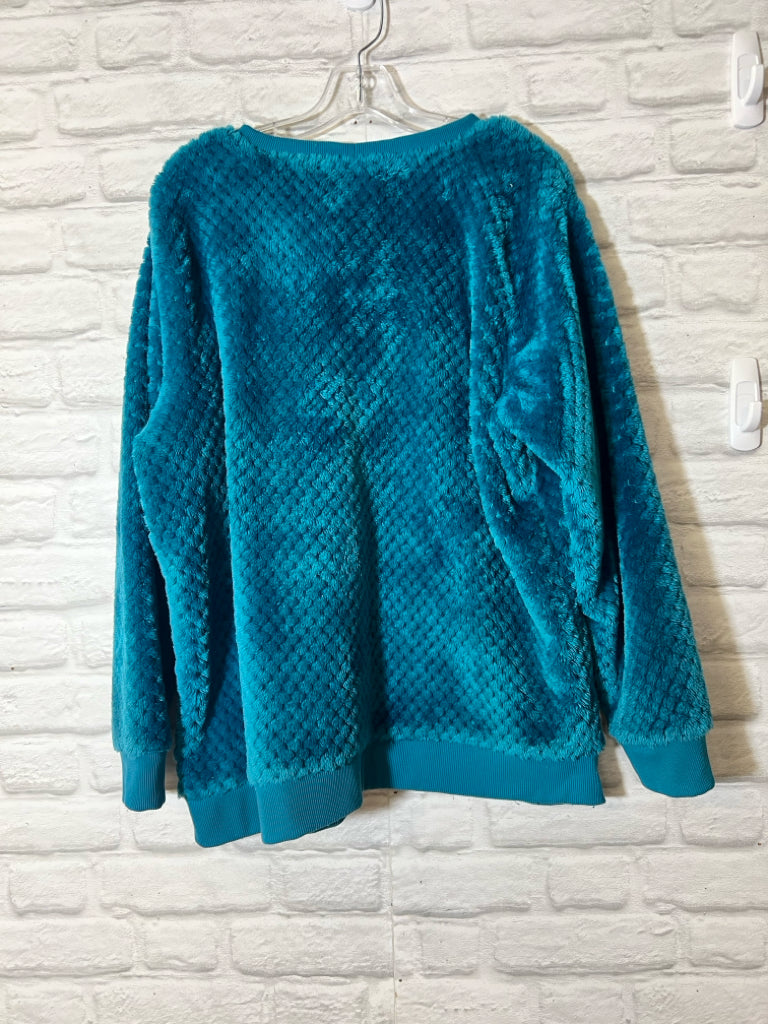 Size XL Blair Teal Fluffy sweatshirt