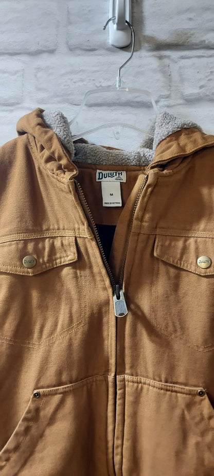 Size M Duluth Trading Co. Firehose Fabric Tan Jacket