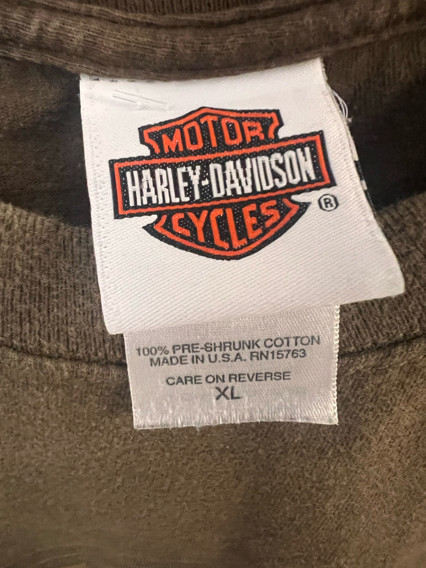 Size XL Harley-Davidson Used HD T-Shirt - Special Collection