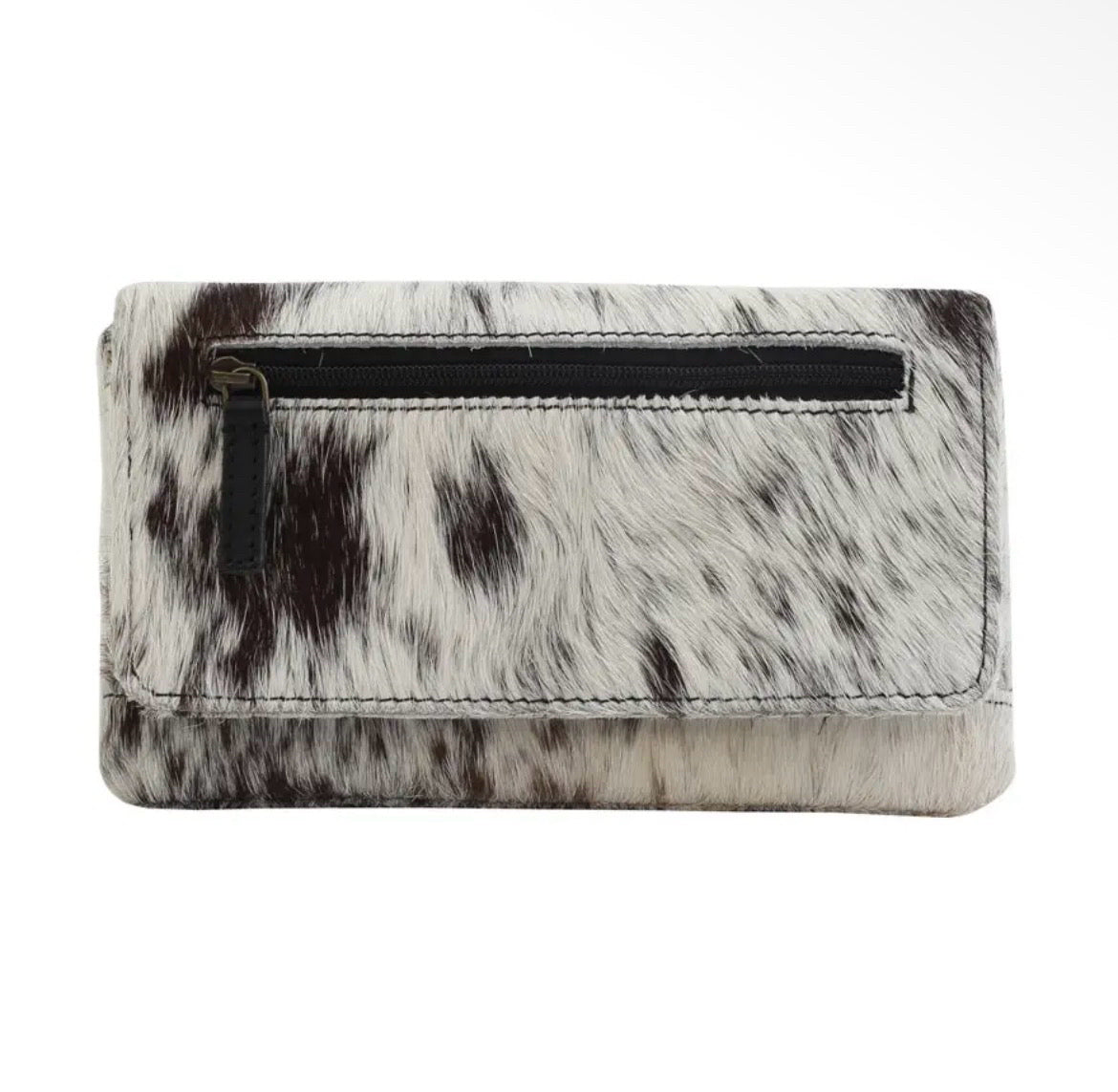 Myra Bag Cookie Crunch Leather & Hairon Wallet