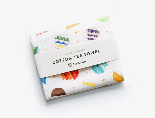 Pyrex Inspired Cotton Tea Towel
