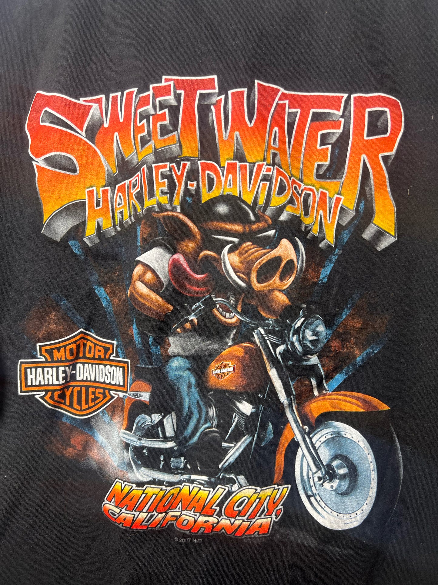 Size XL Harley-Davidson Used HD T-Shirt - Special Collection